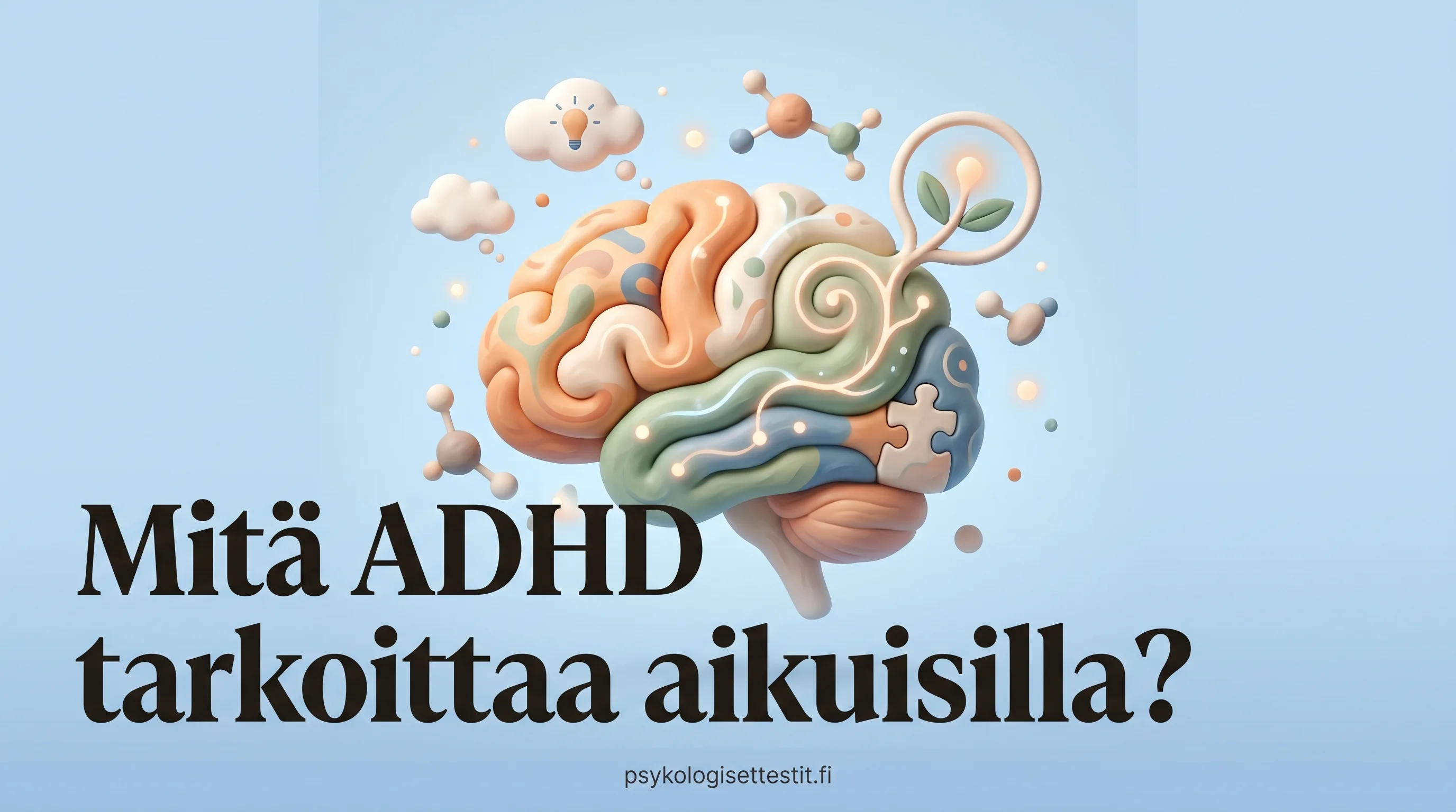 Mitä ADHD tarkoittaa aikuisilla? – kuvituskuva